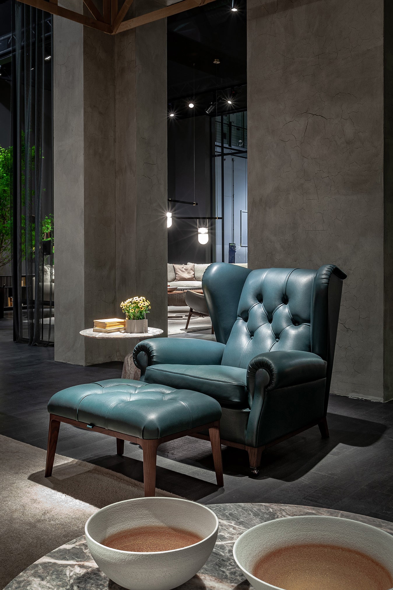 poltrona frau glenn ottoman