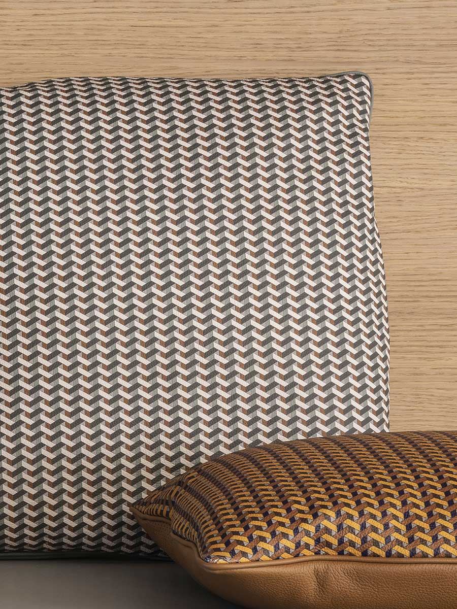 poltrona frau decorative cushions motif weavers