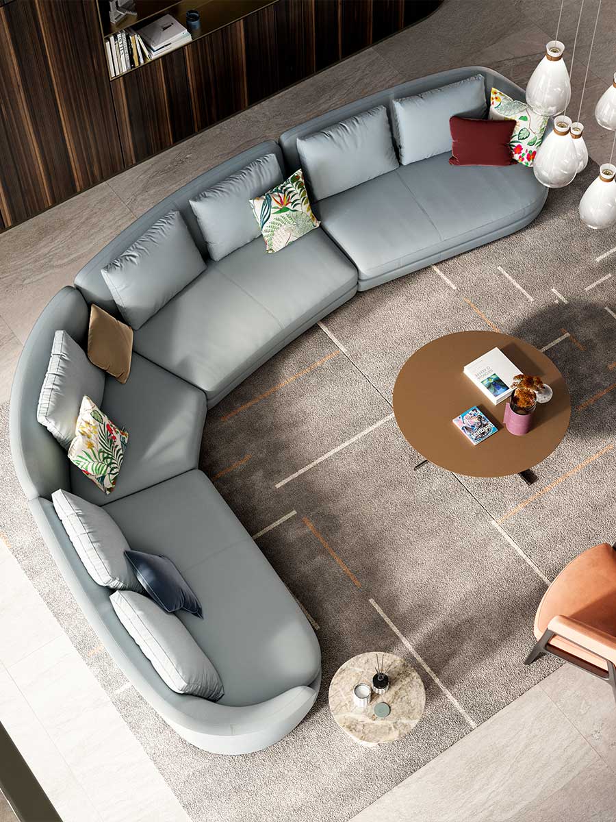 poltrona frau duo sofa