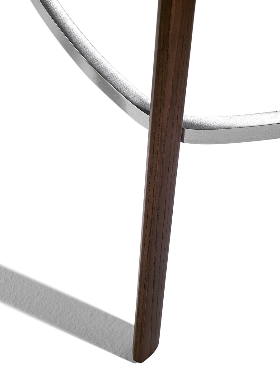 poltrona frau archibald stool wood