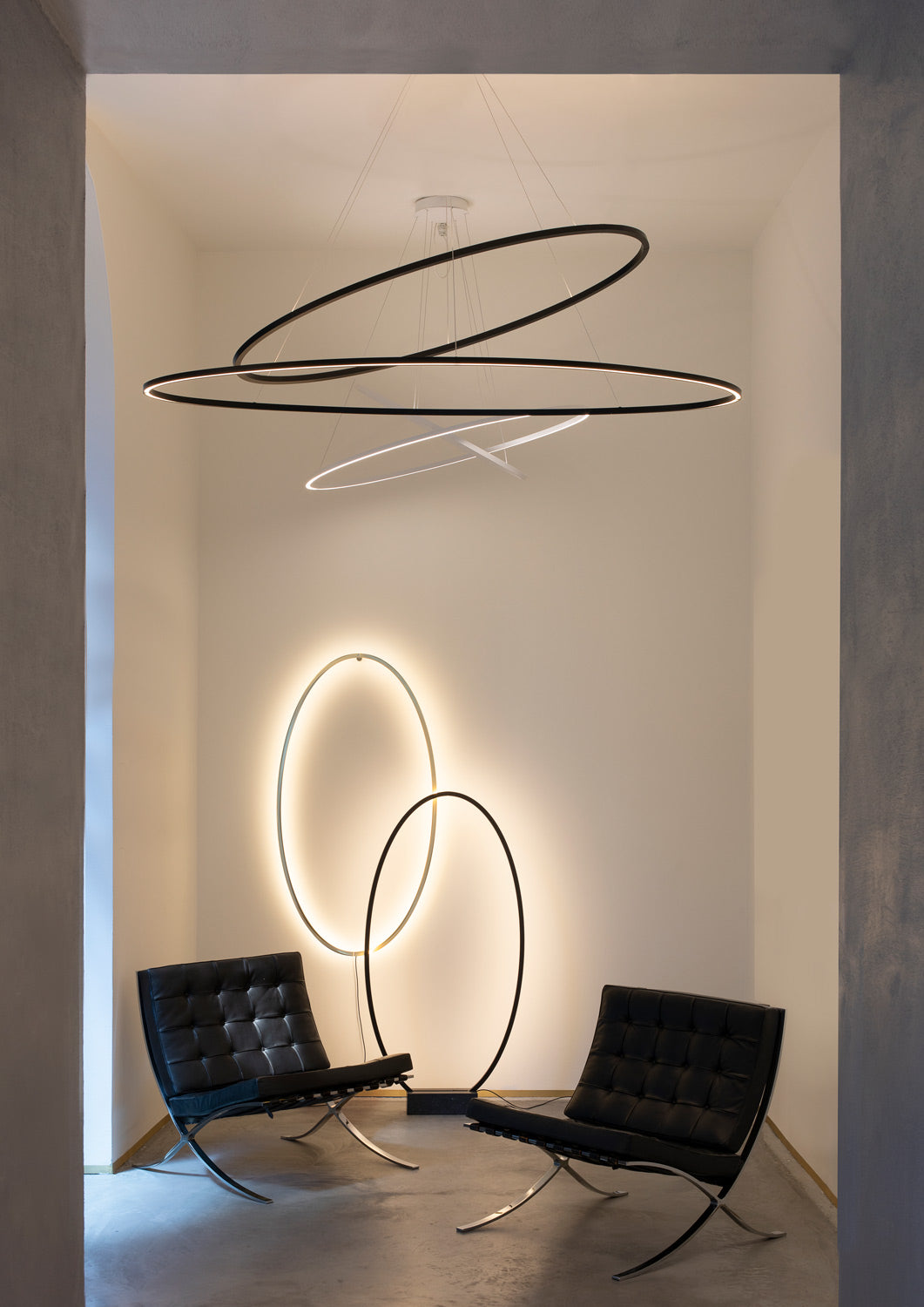 Ellisse Double Pendant Light