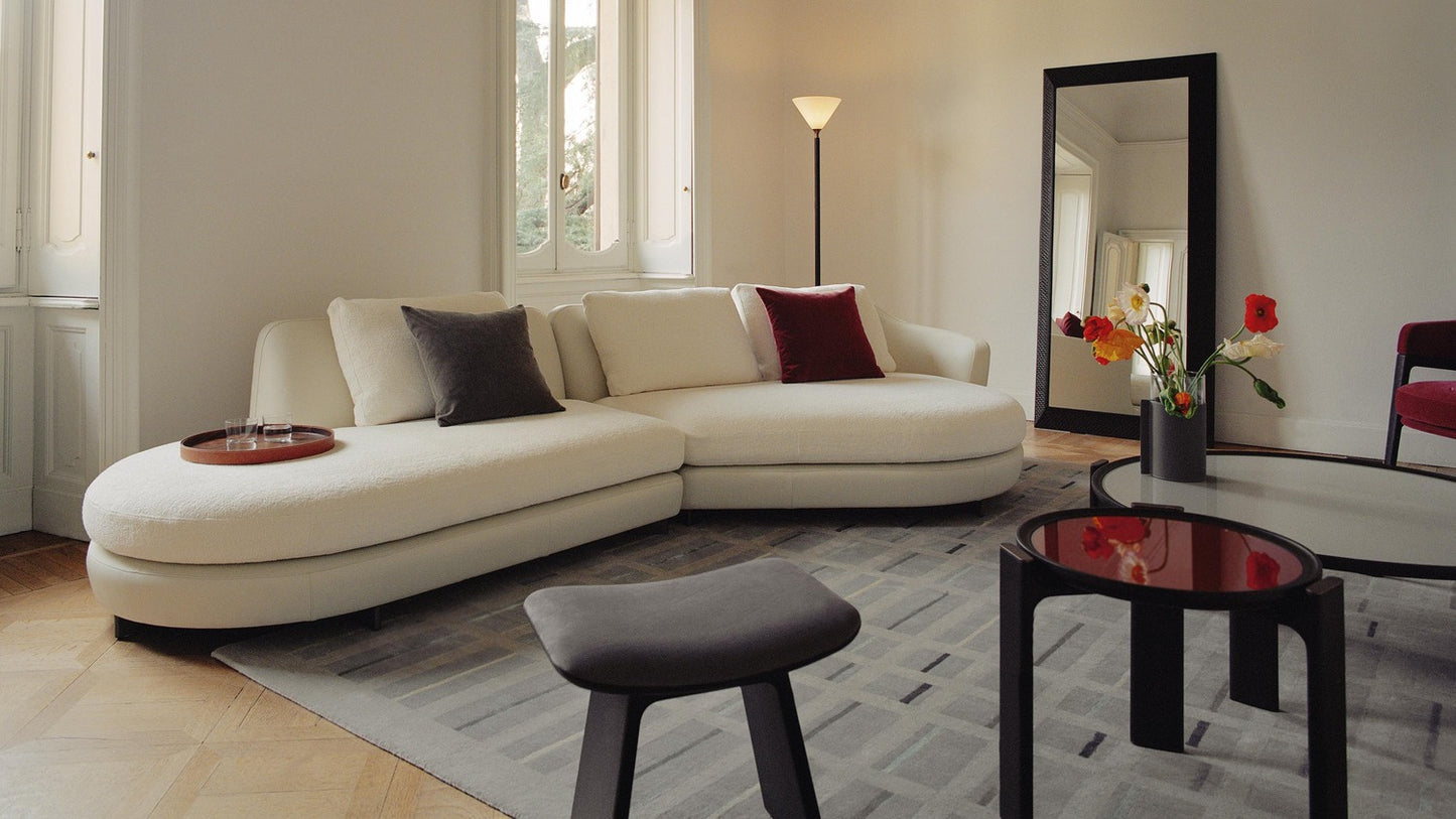 Duo Curved Sectional 2 Seater Sofa