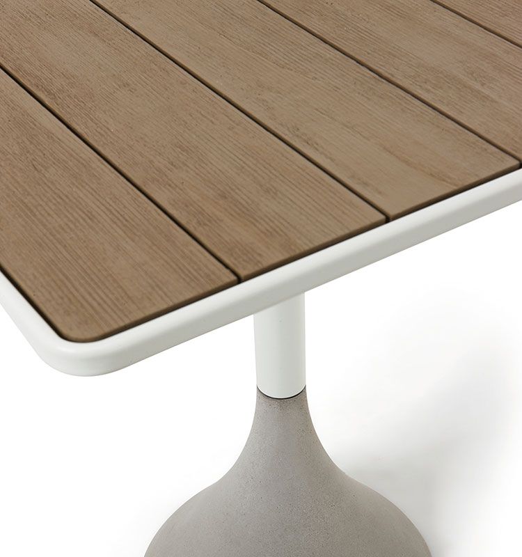 Concreto Square Table 70X70 H74