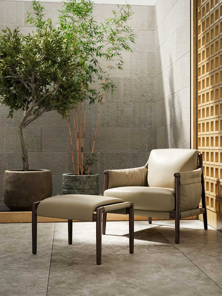 Times Lounge Ottoman
