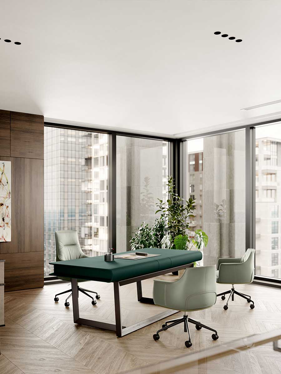 poltrona frau peek a book large desk