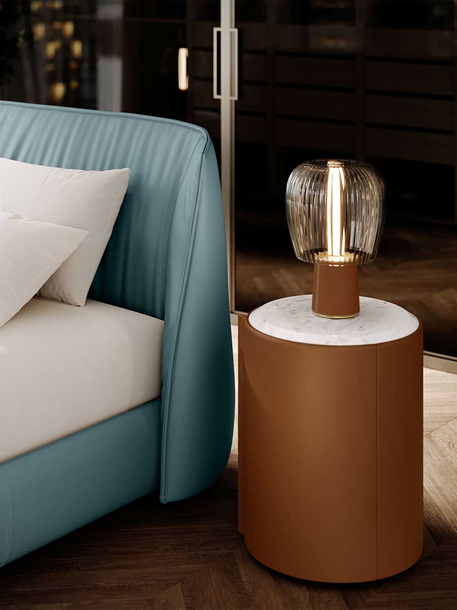 poltrona frau stock n roll night table