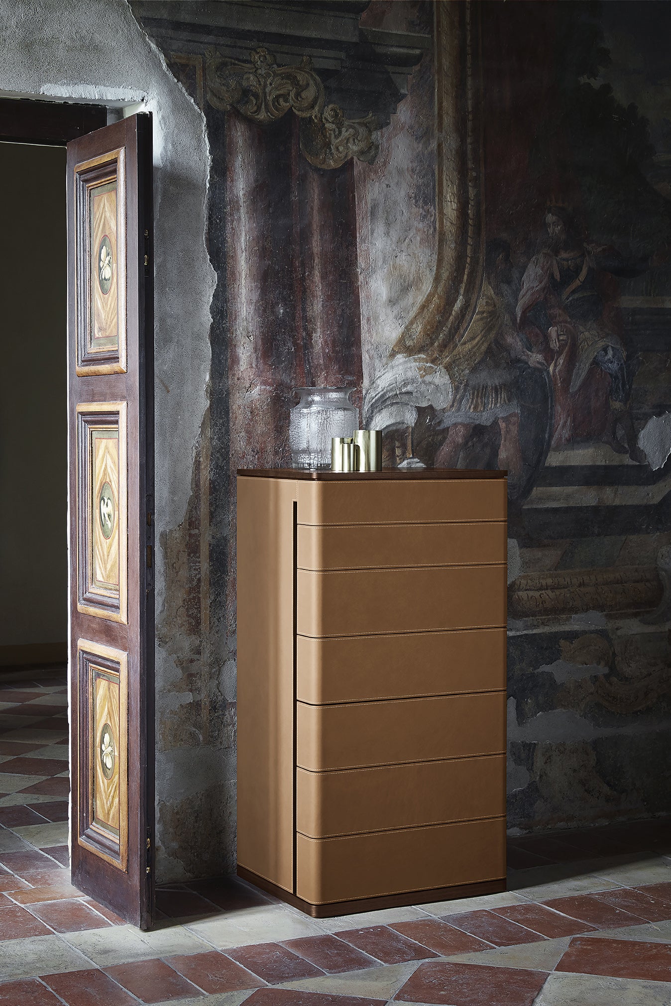 Fidelio Notte High Drawer Chest