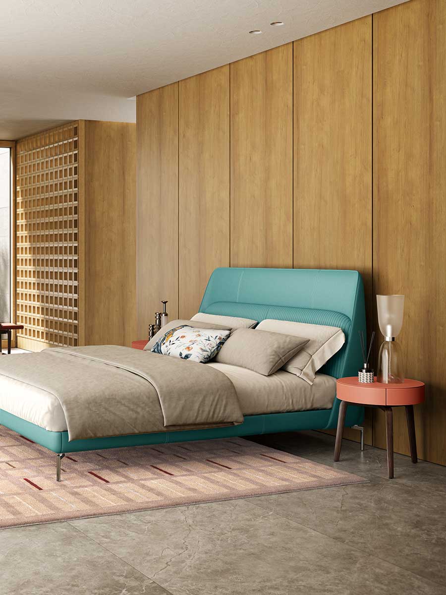 poltrona frau fiorile with drawer small table