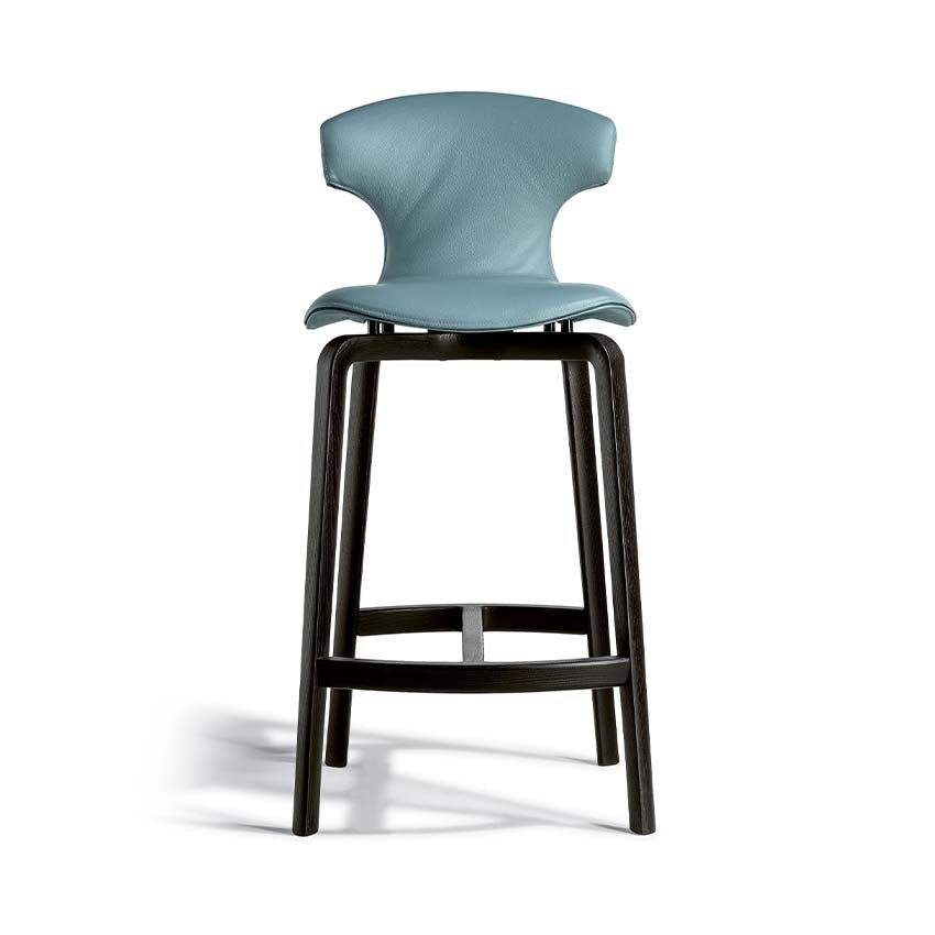 Montera Mas | Stool with wooden base