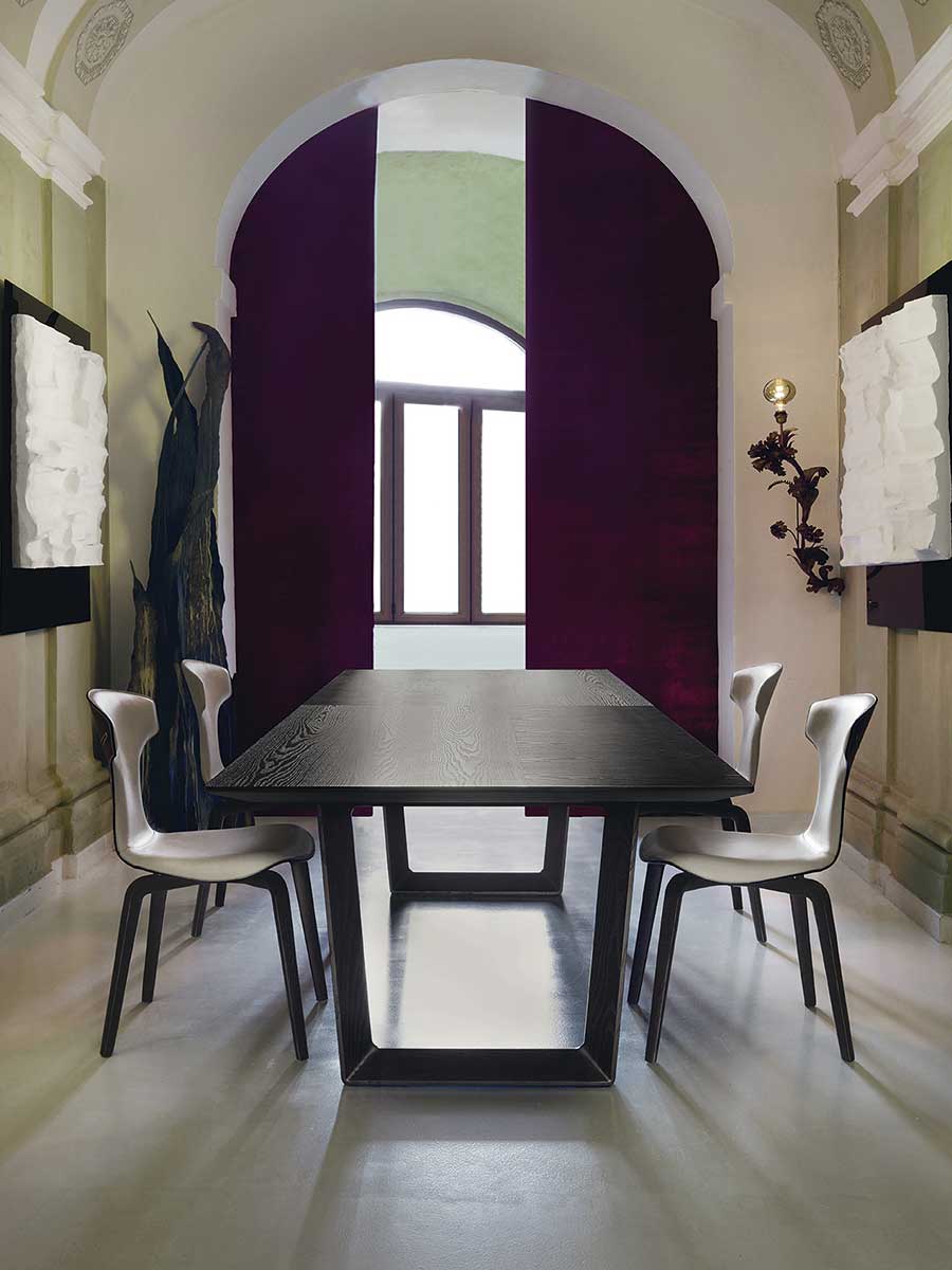 poltrona frau bolero rectangular table