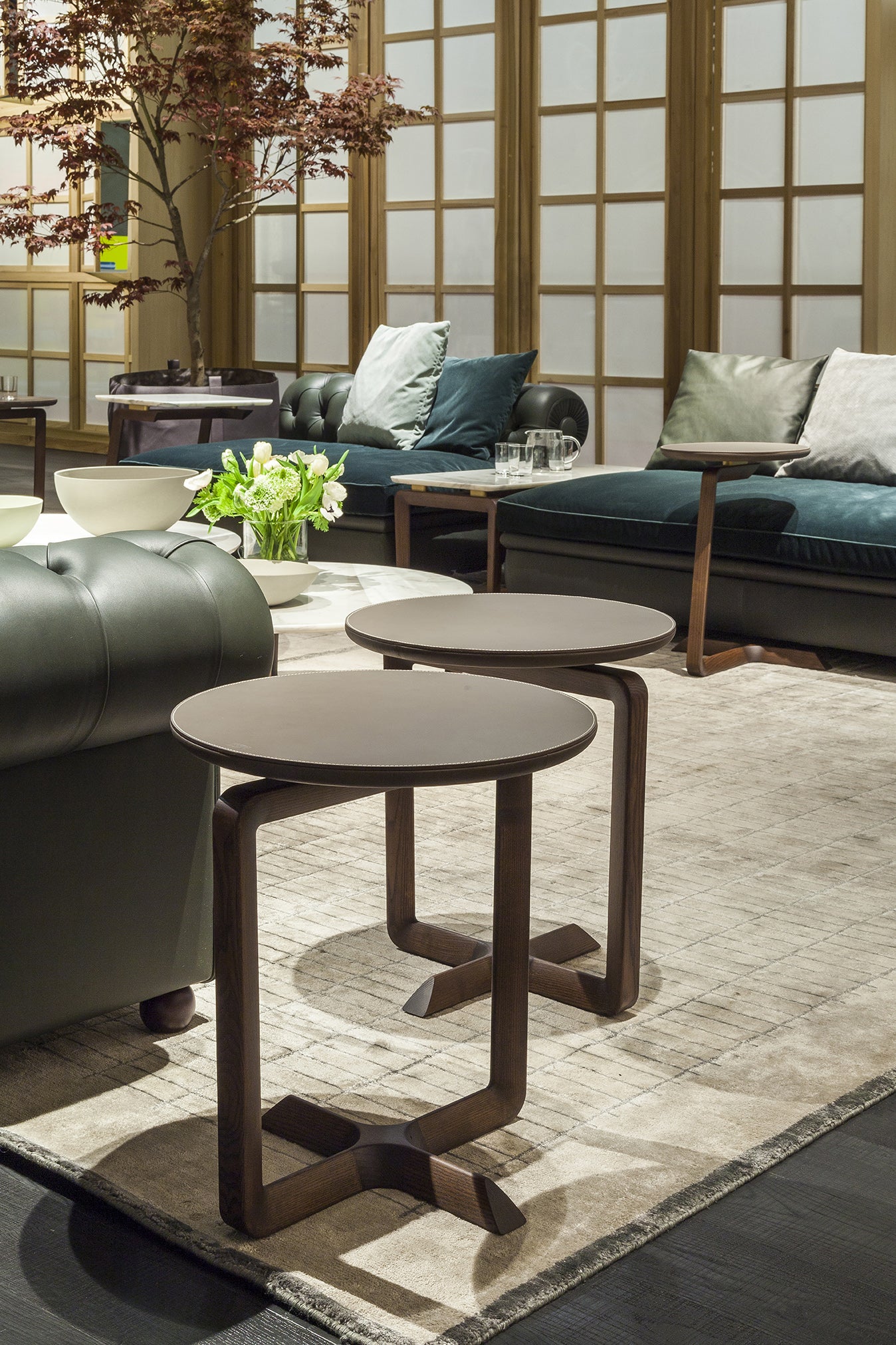 poltrona frau fidelio round d45 h49 small table