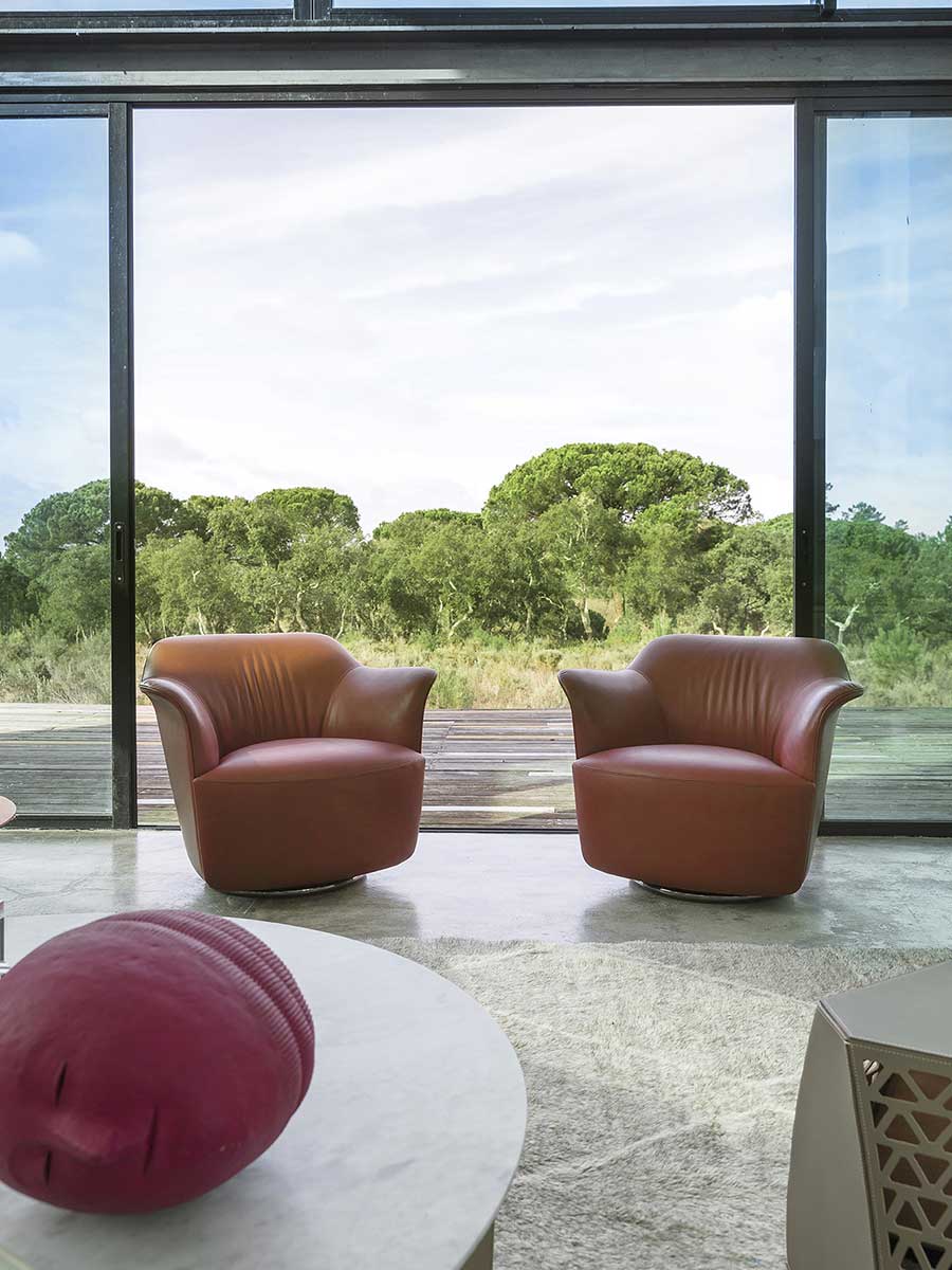 poltrona frau aida armchair