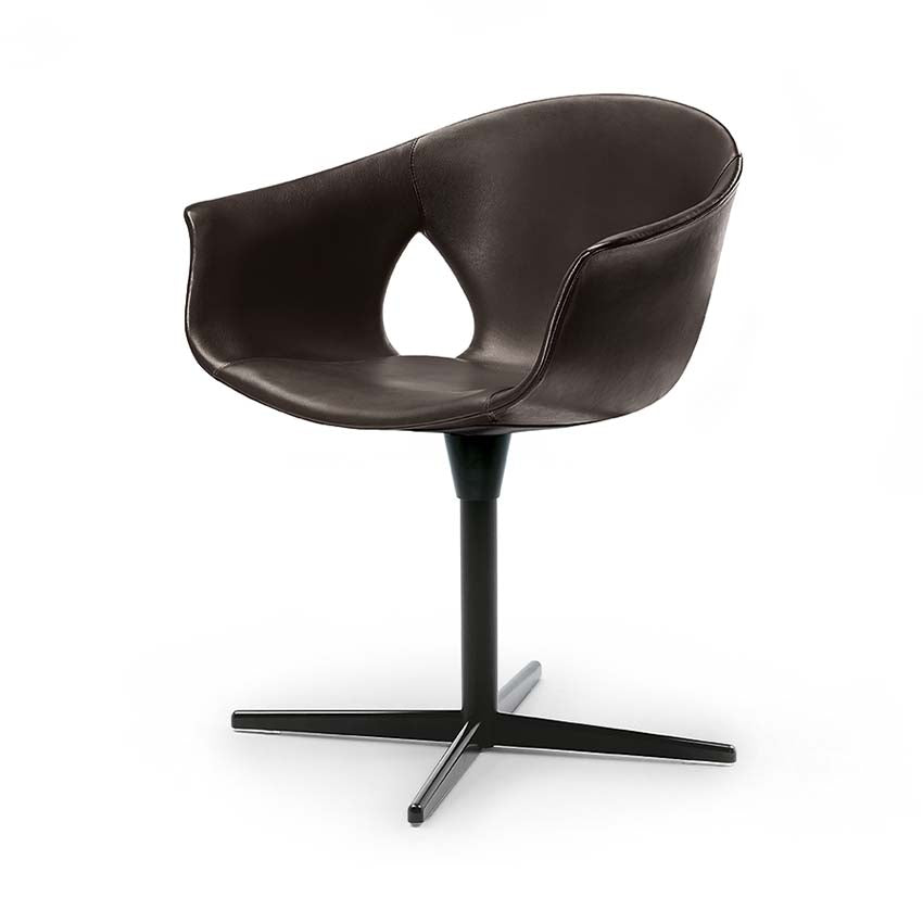 Ginger Ale Small Armchair With Column