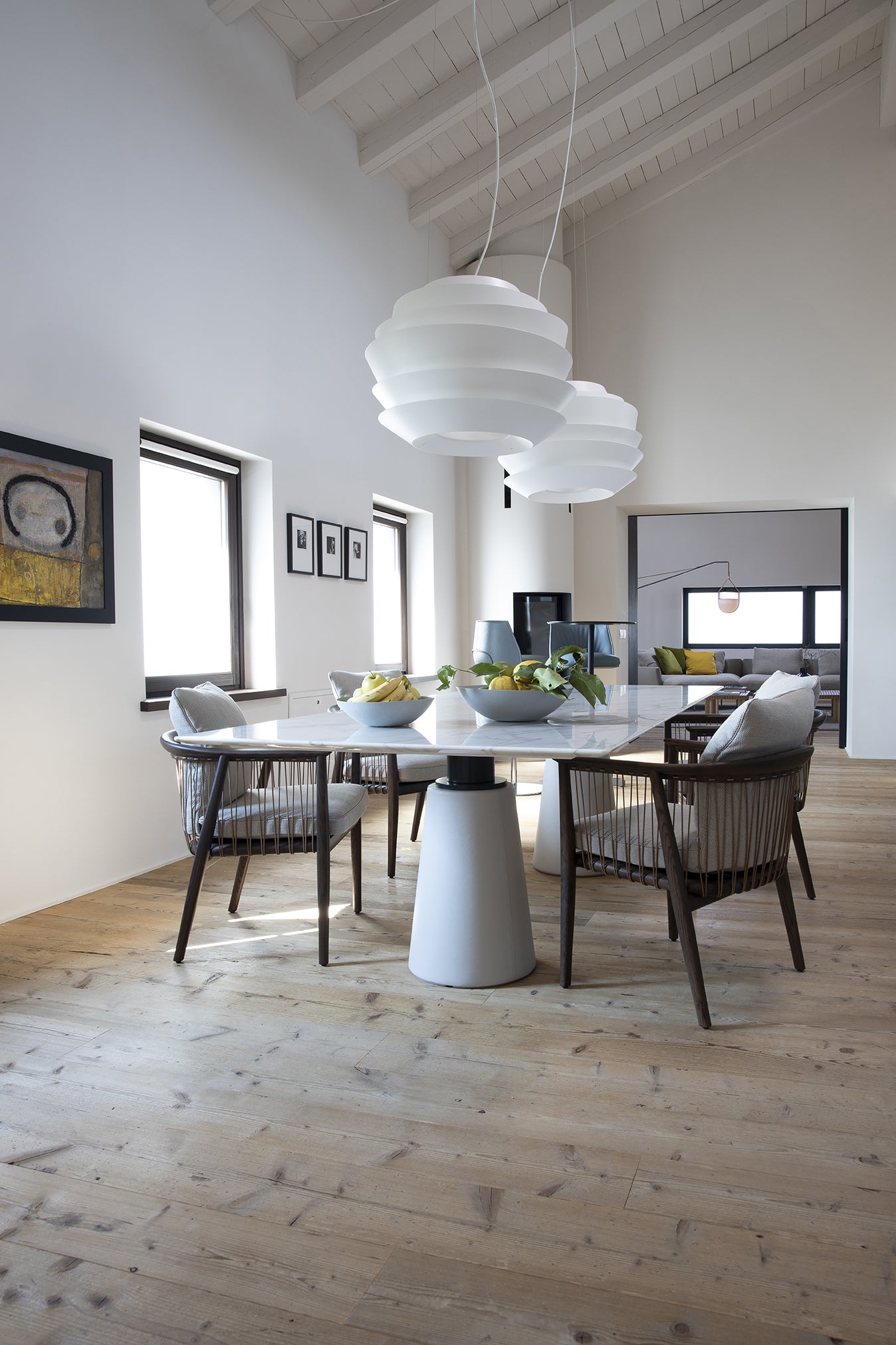 poltrona frau mesa due rectangular table
