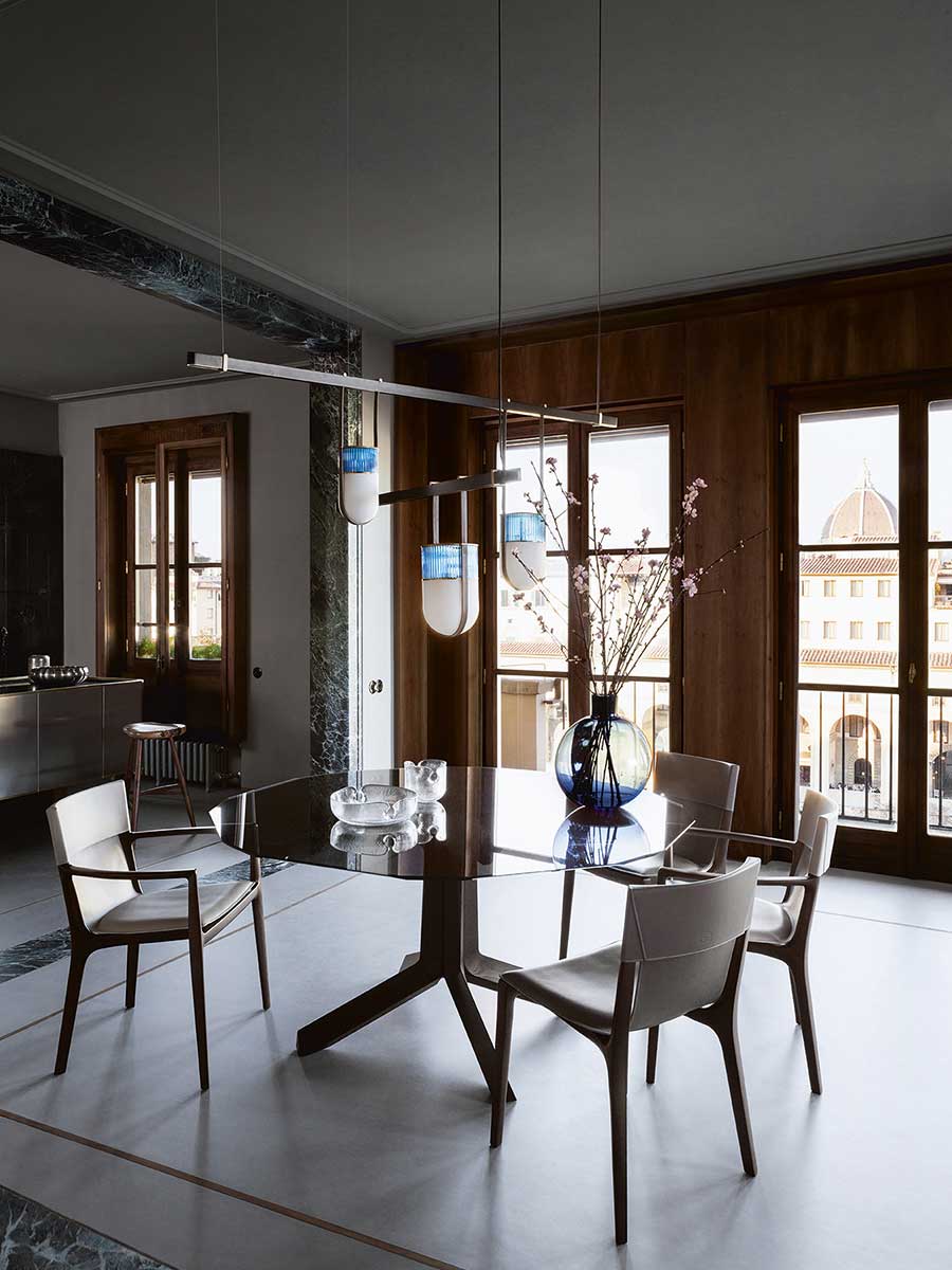 poltrona frau xi suspension lamp