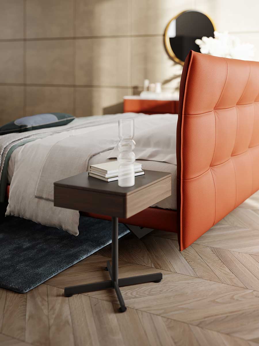 poltrona frau bob small table drawer