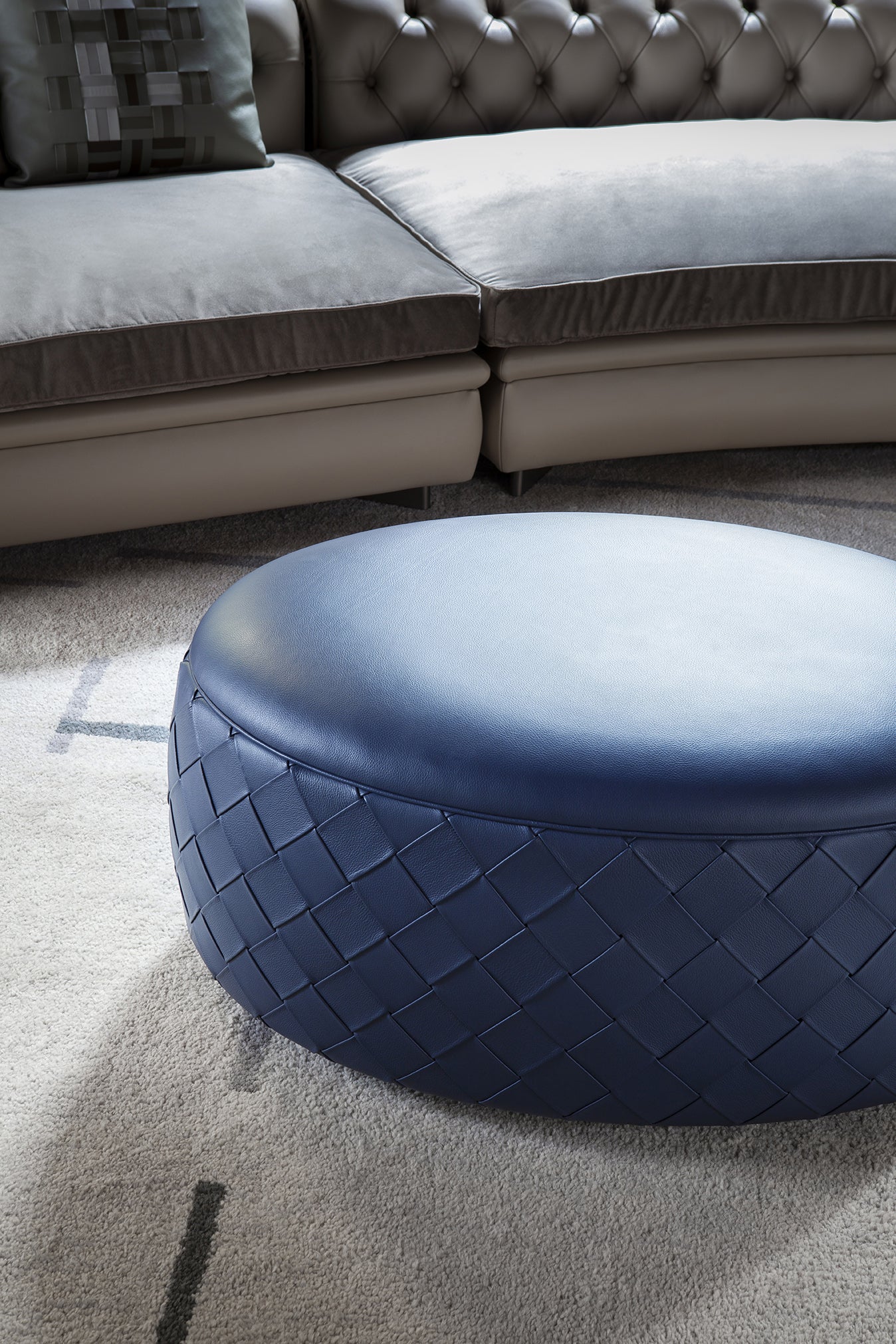 Grant Ottoman - 90X64Cm