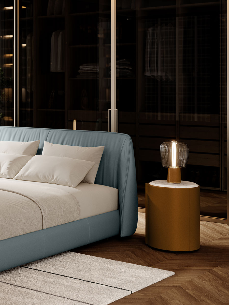 poltrona frau stock n roll night table