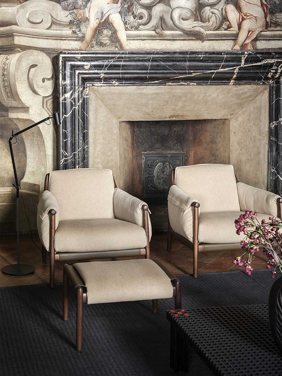 poltrona frau times lounge ottoman