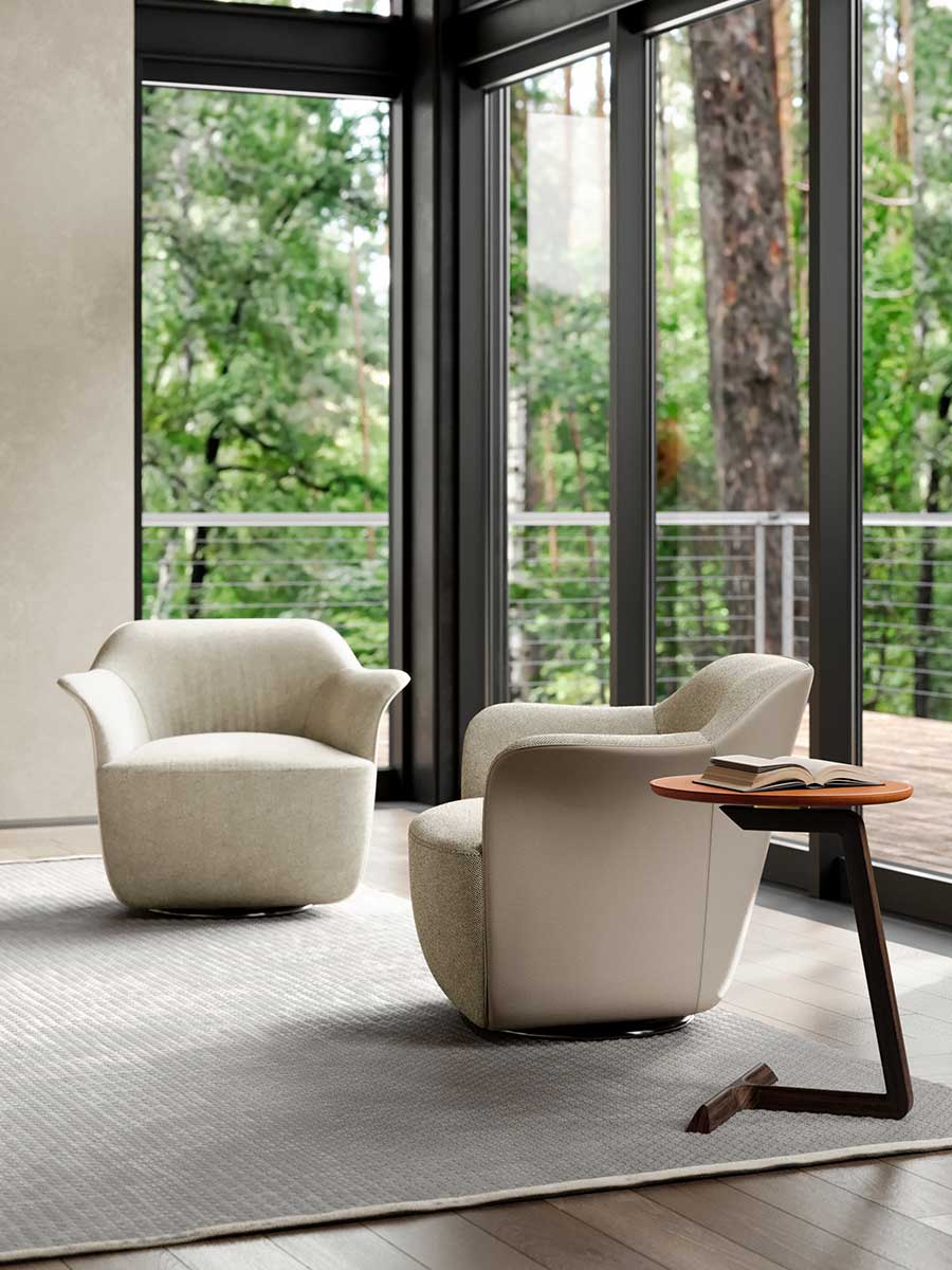 poltrona frau aida armchair