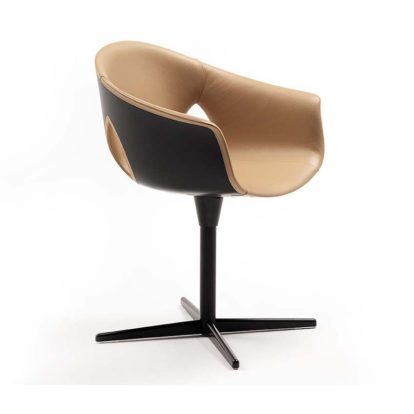 Ginger Ale Small Armchair With Column