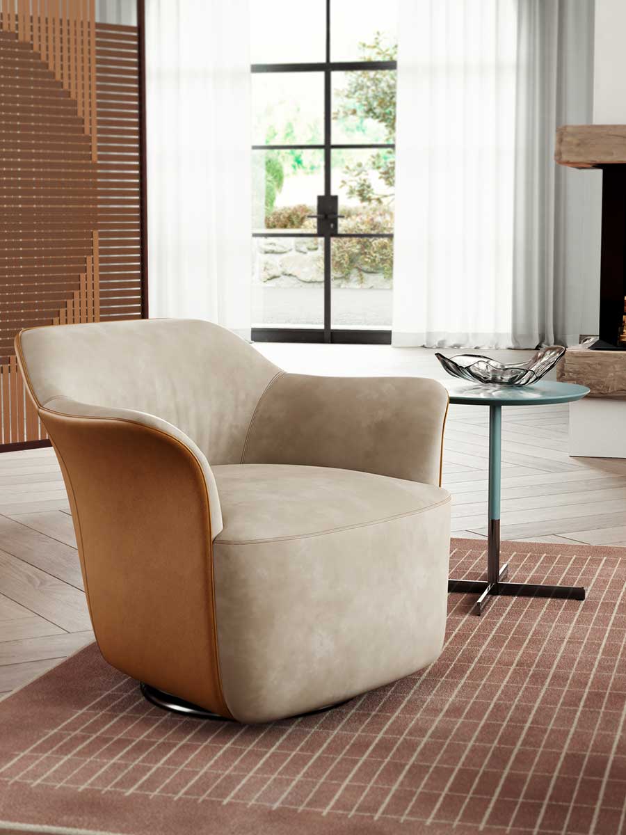 poltrona frau aida armchair