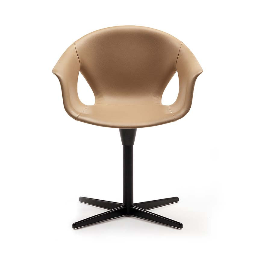 Ginger Ale Small Armchair With Column