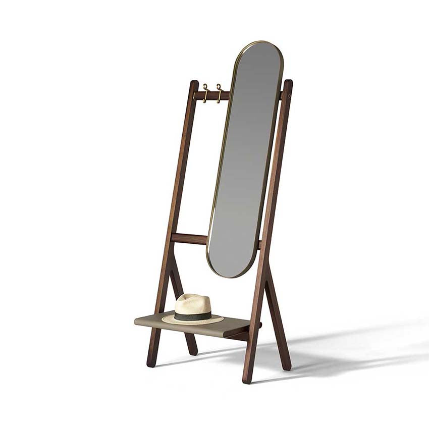 Ren Standing Mirror With Hangers