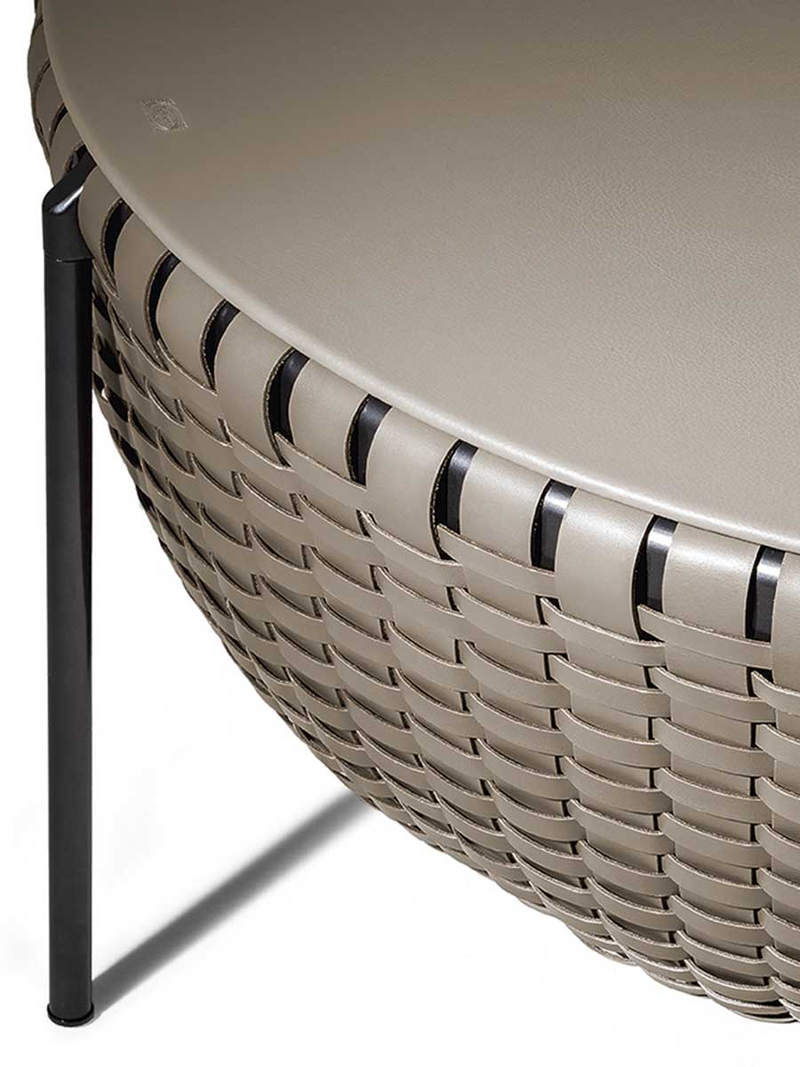 poltrona frau cestlavie small table with storage