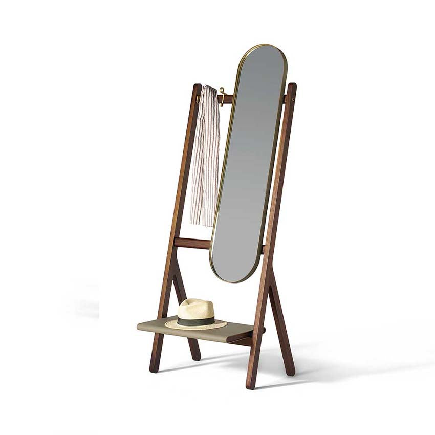 Ren Standing Mirror With Hangers