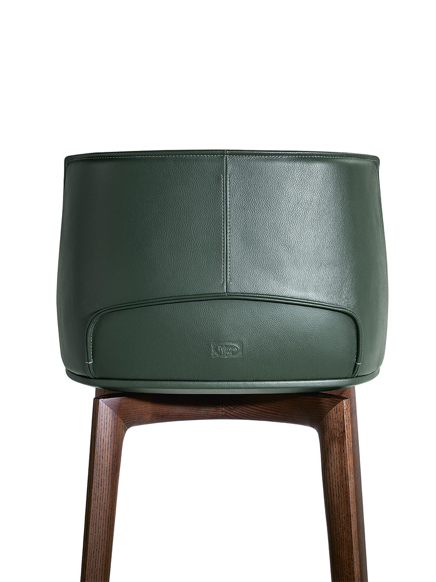 poltrona frau archibald stool wood