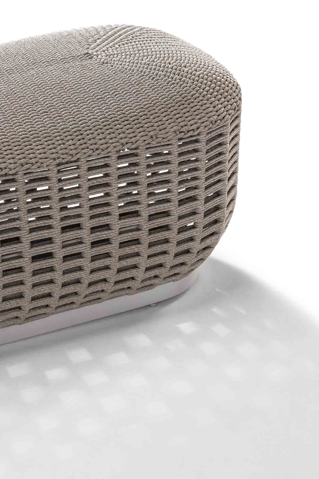 Leplì Outdoor Ottoman 121X45Cm