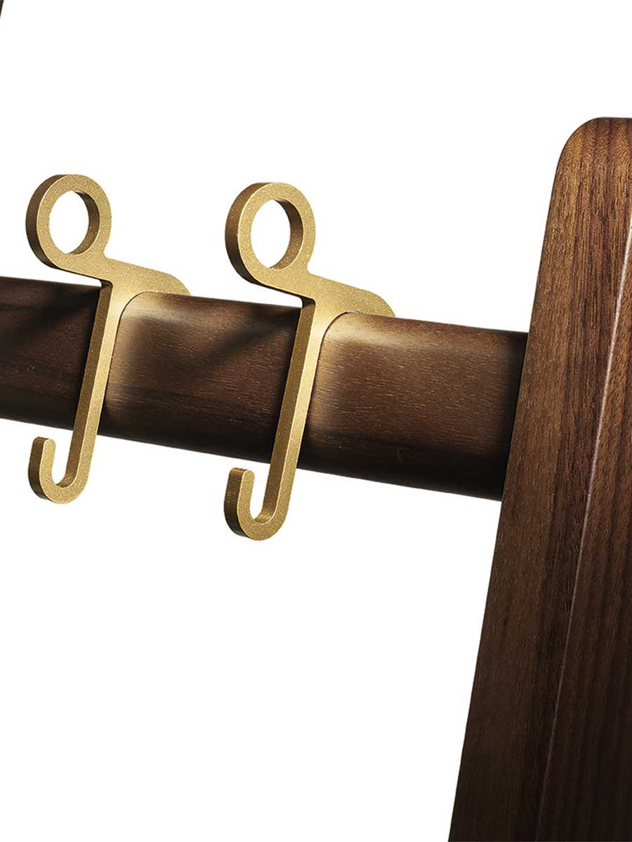 poltrona frau ren standing mirror with hangers