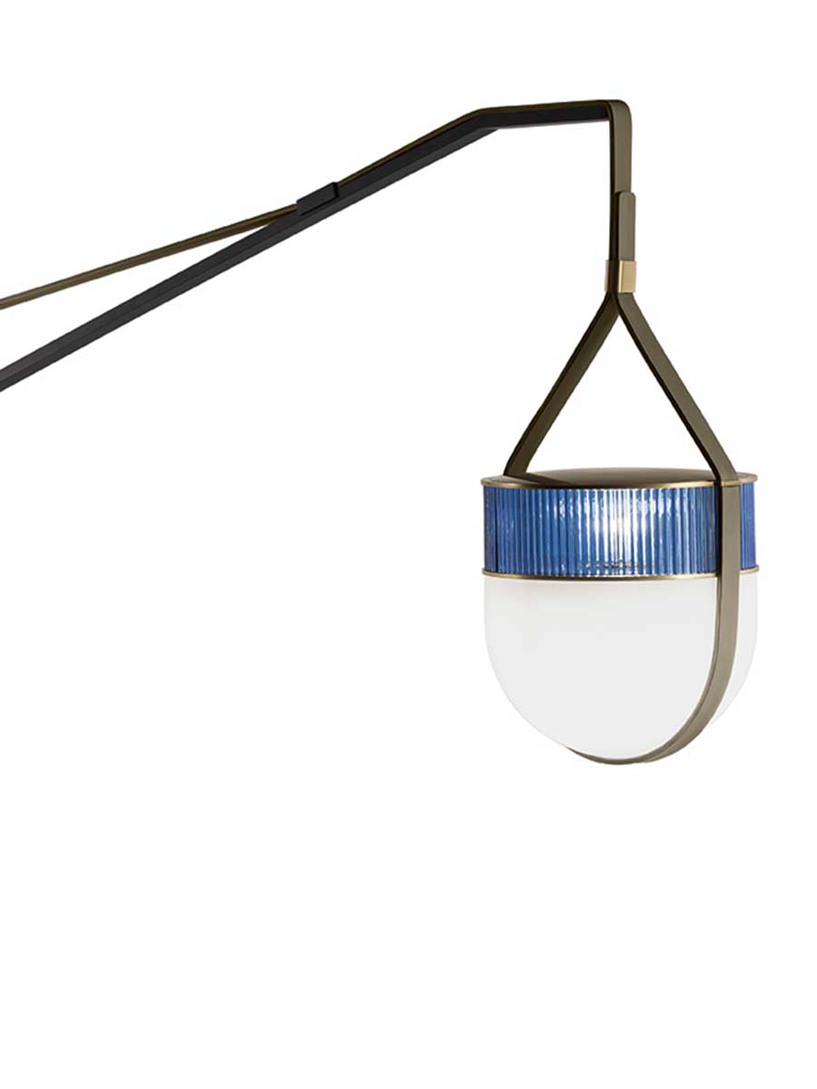 poltrona frau xi floor arm lamp