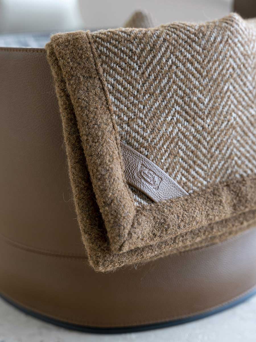 poltrona frau leather basket