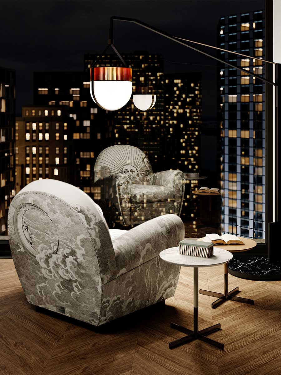 poltrona frau vanity fair xc imagine edition fornasetti