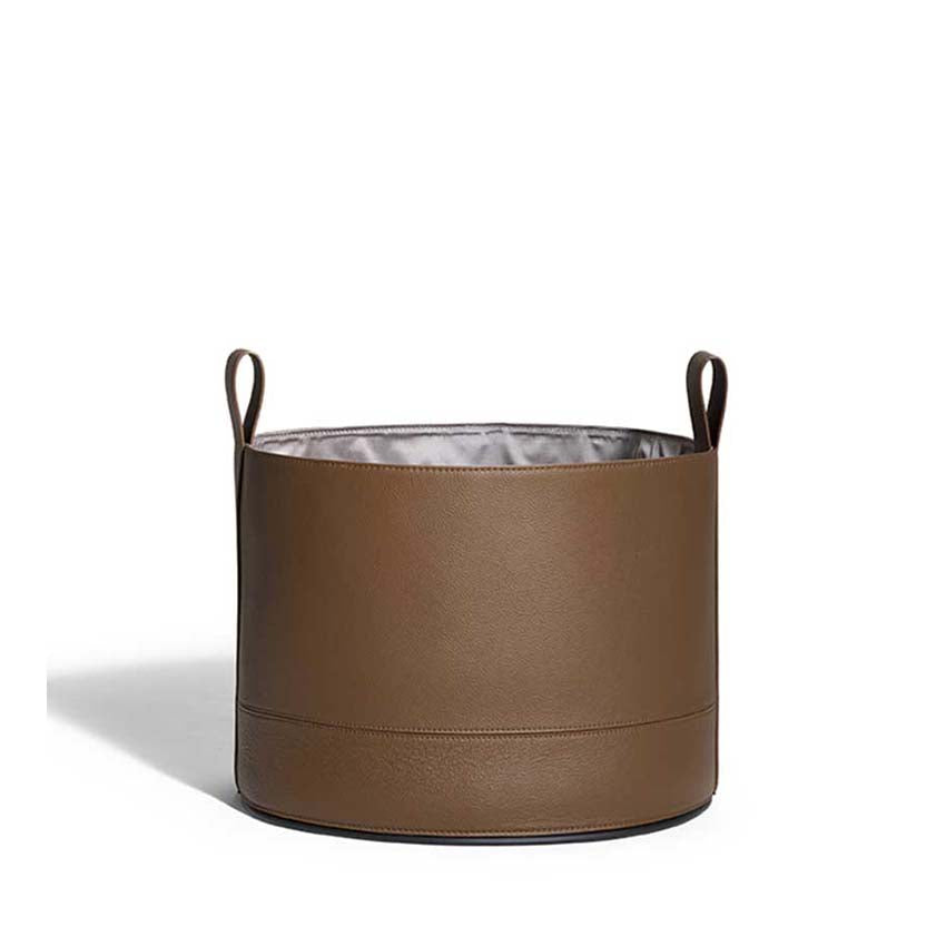 Leather Basket