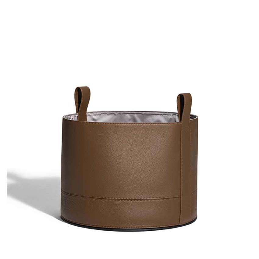 Leather Basket