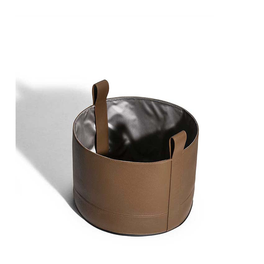 Leather Basket