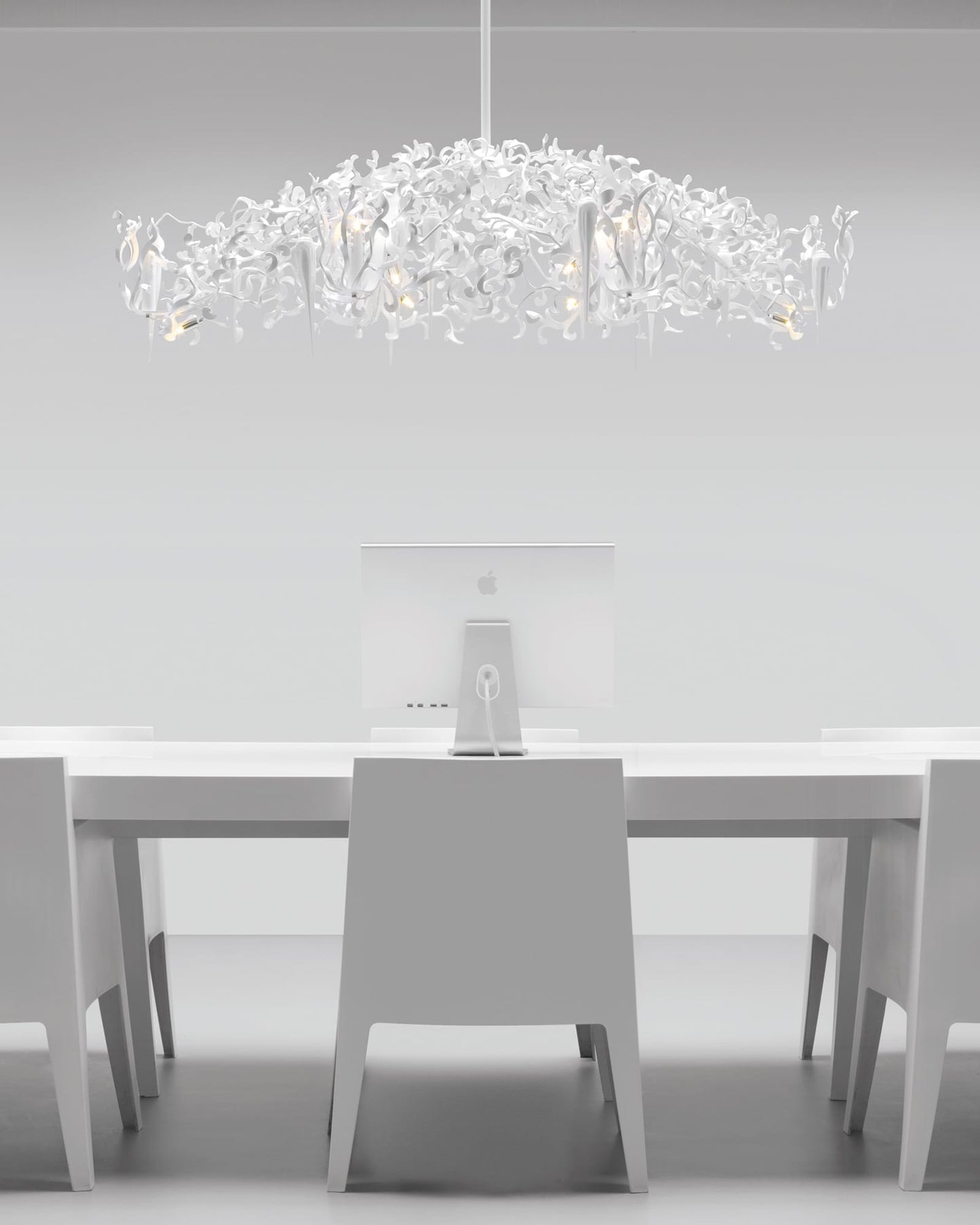 Flower Power Chandelier Oval