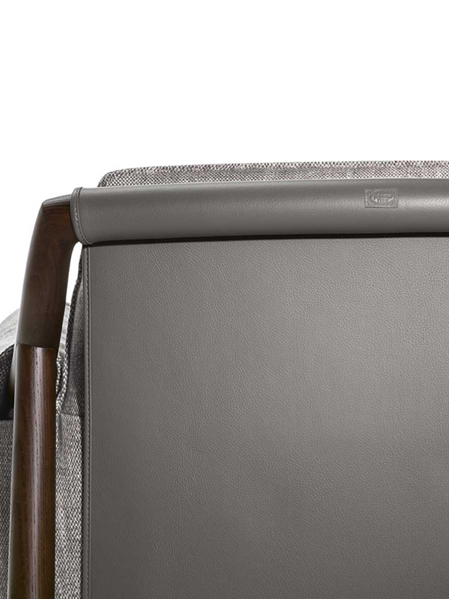 poltrona frau times lounge armchair