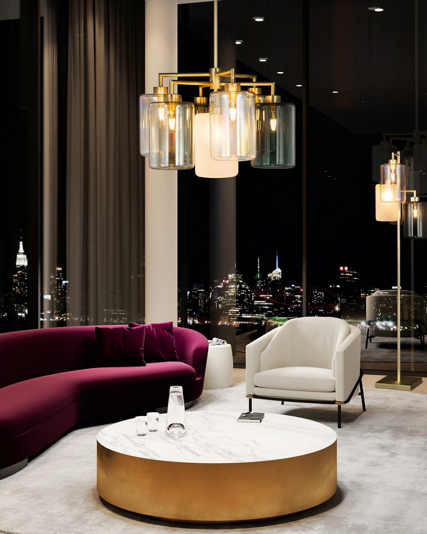 Louise Chandelier Round