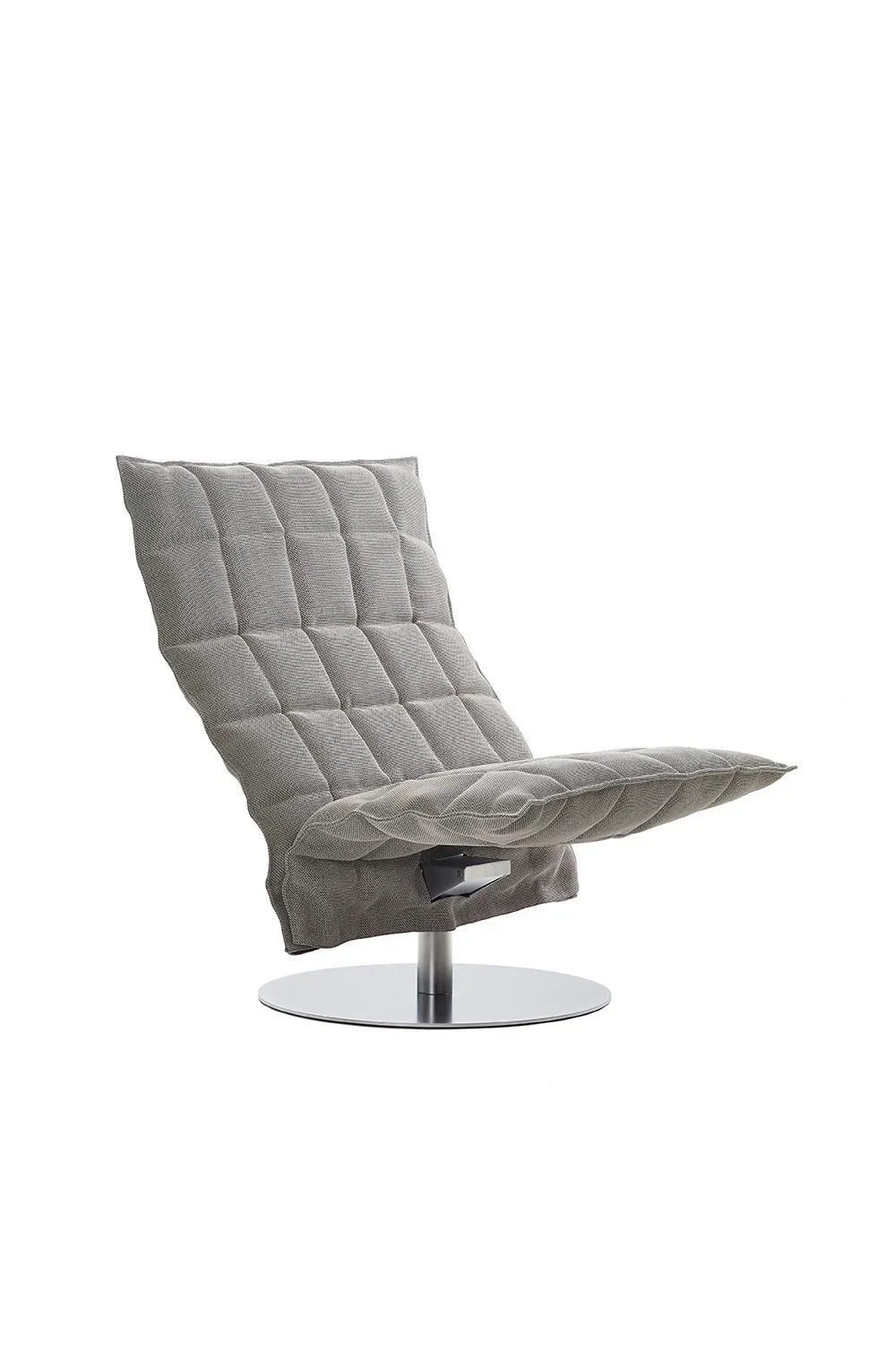 Wide Swivel k chair with plate base
