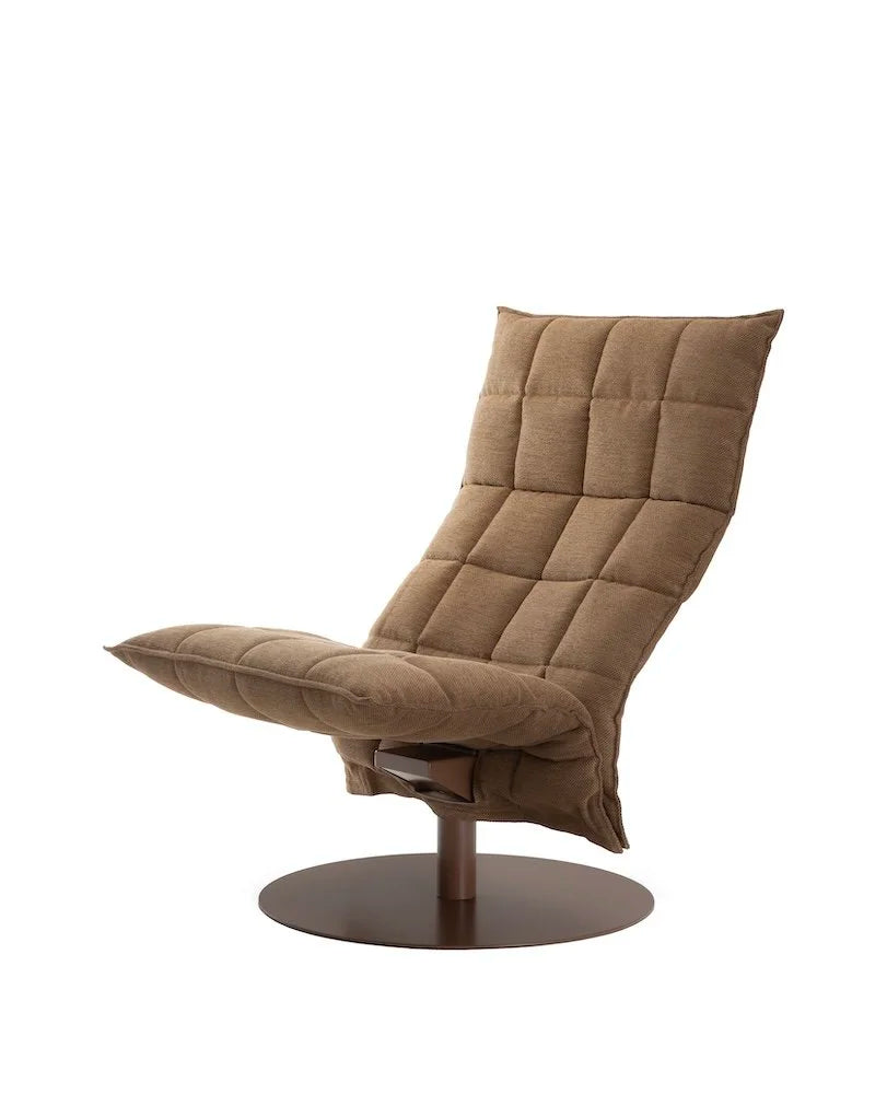 Wide Swivel k chair with star base