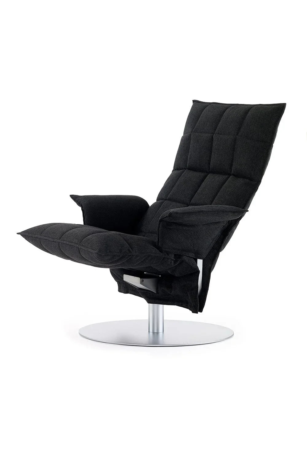Wide Swivel k chair with plate base
