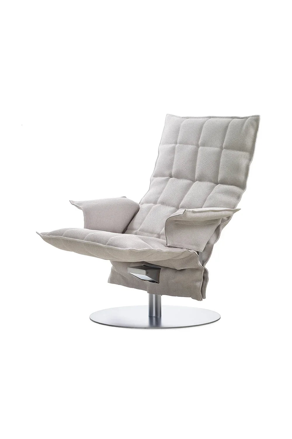 Wide Swivel k chair with plate base