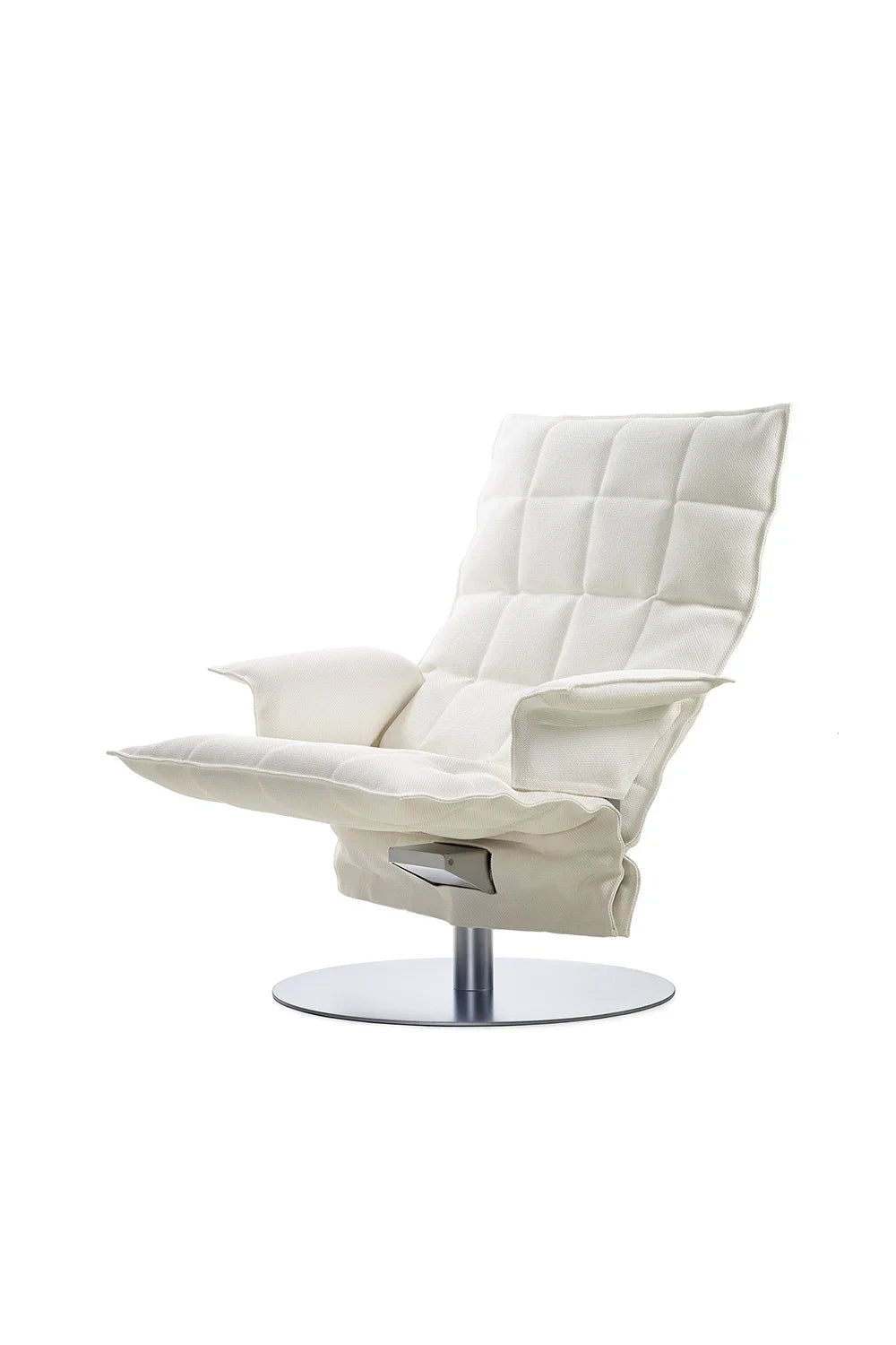 Wide Swivel k chair with plate base