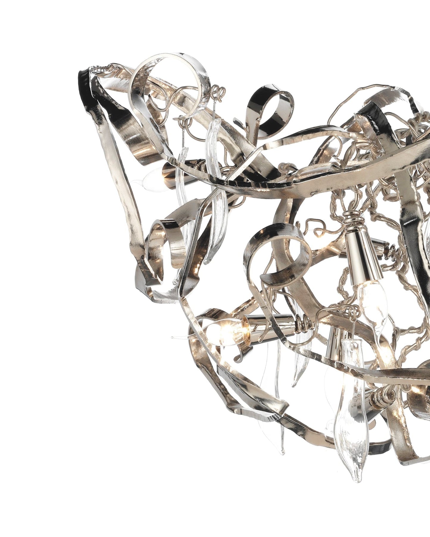Delphinium Chandelier Oval