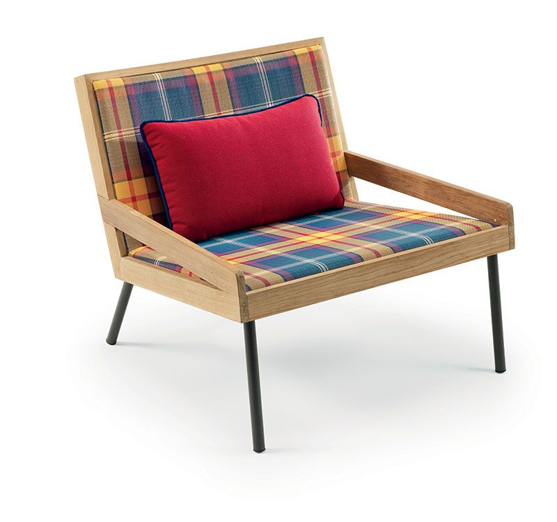 Allaperto Mountain / Tartan Lounge Armchair