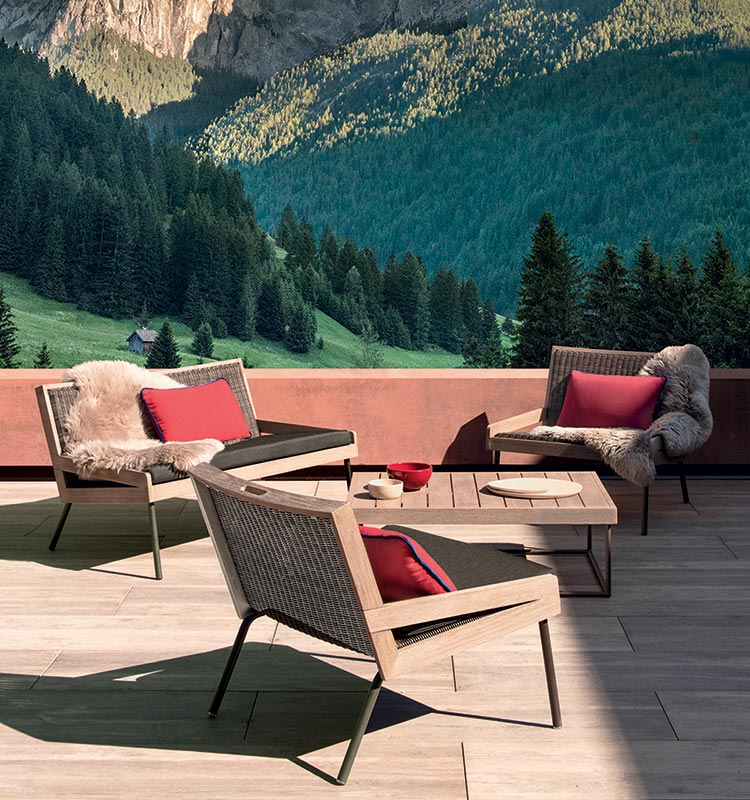 Allaperto Mountain / Etwick Lounge Armchair